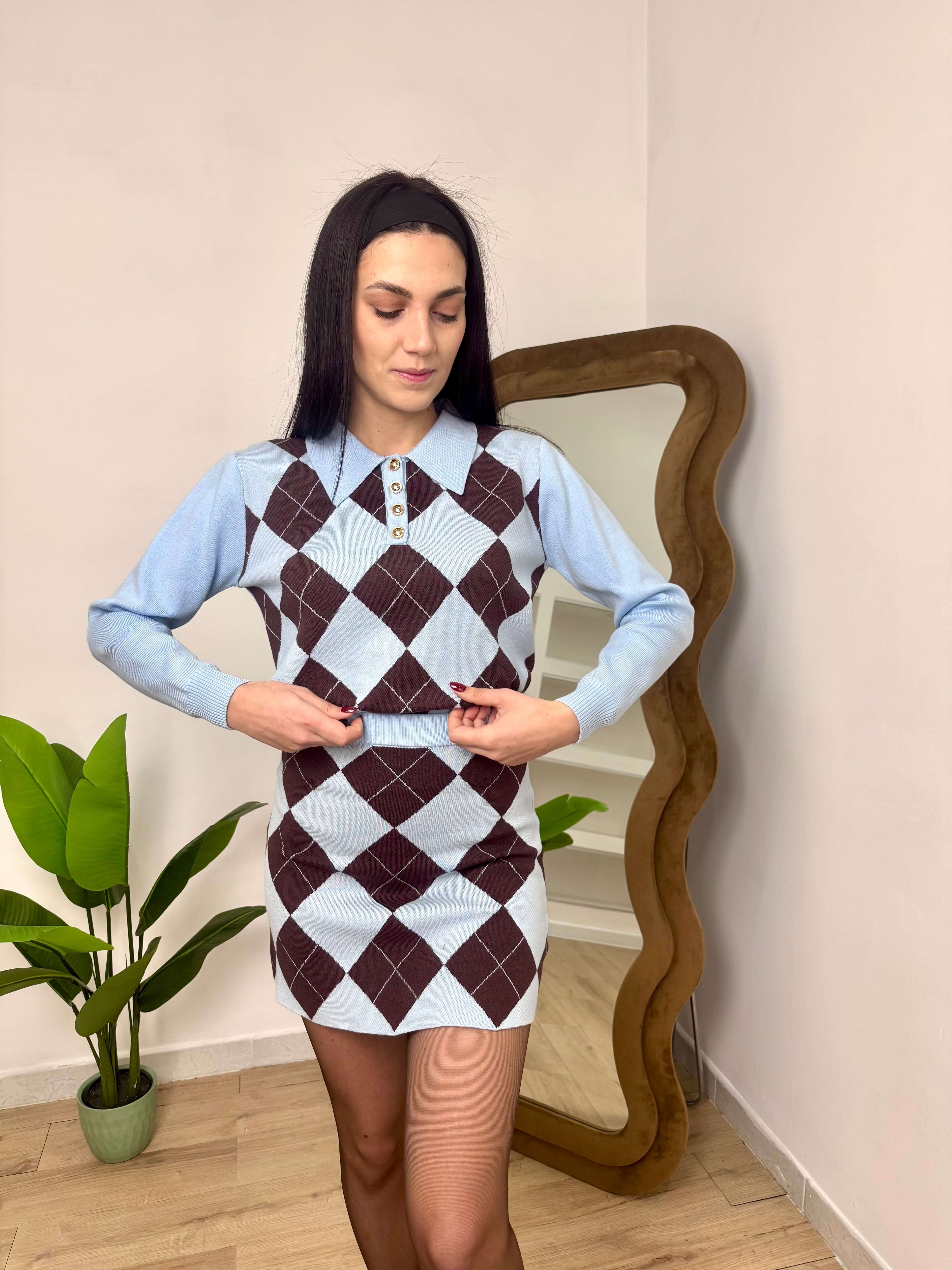 Coordinato Romble azzurro