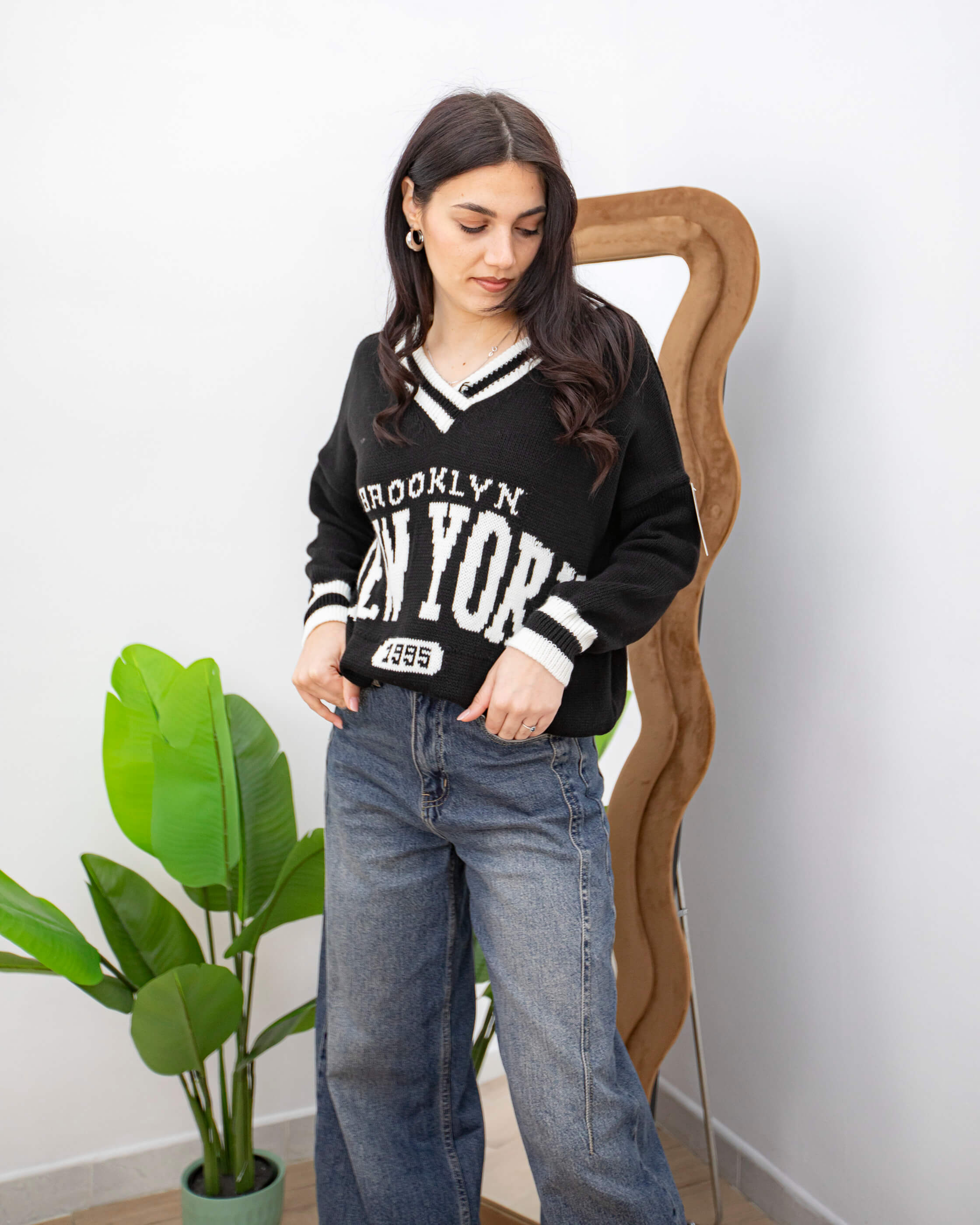 Maglione New York black