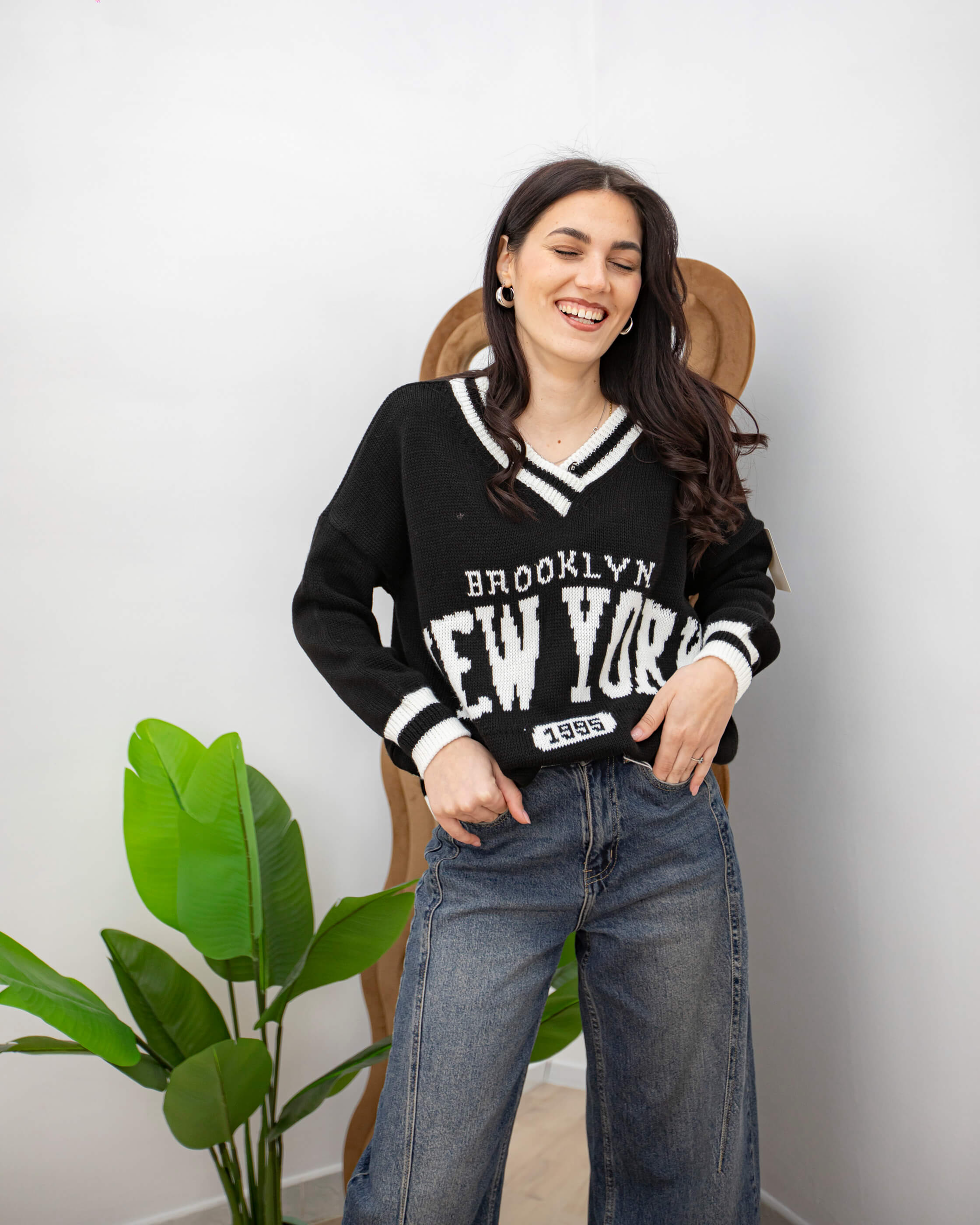 Maglione New York black