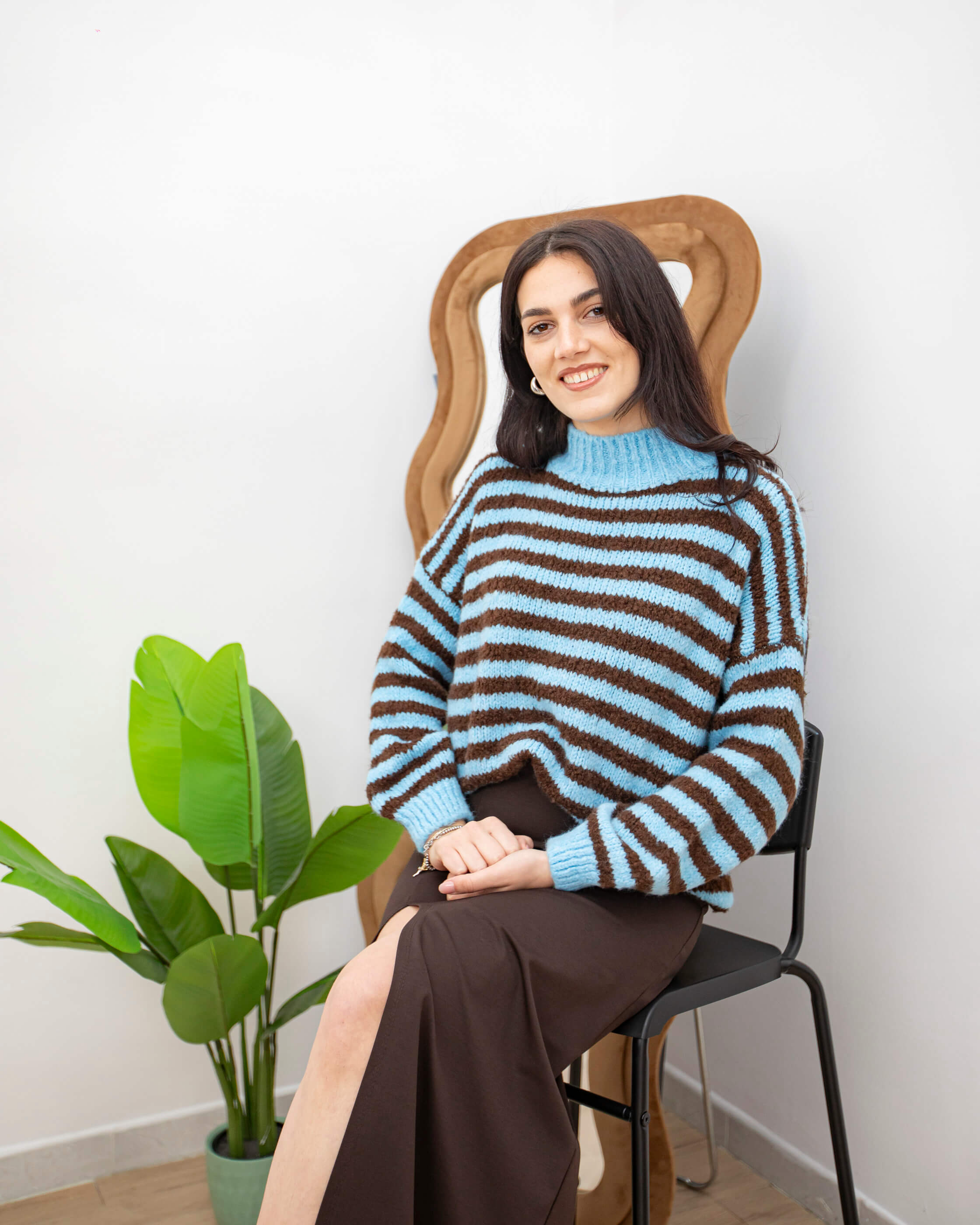 Maglione Maya azzurro