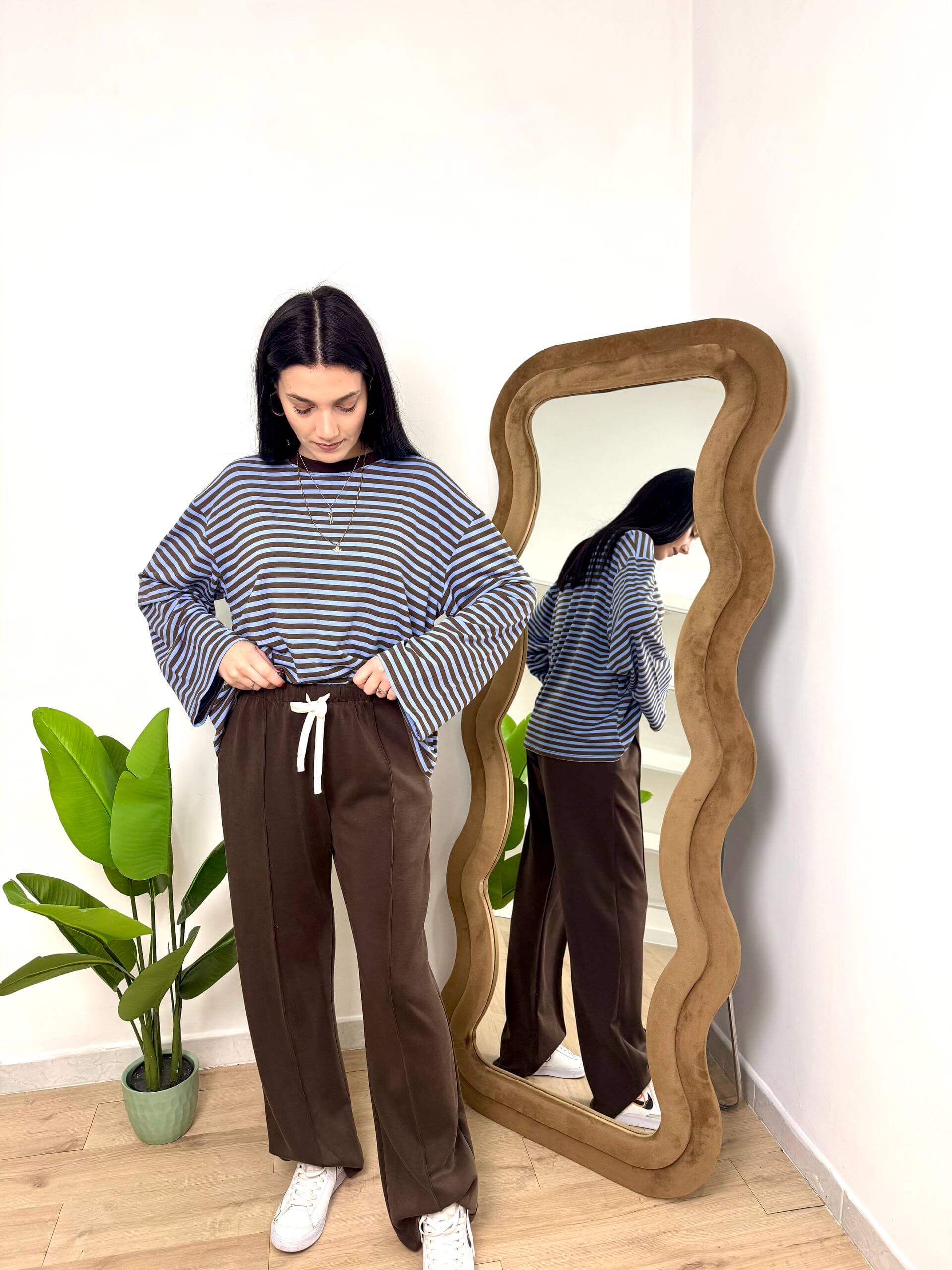 Pantalone Soft marrone